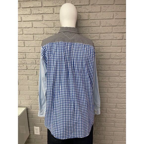 Tommy Hilfiger Men Multicolored Gingham Long Sleeve Button Down Shirt Size XL - Picture 2 of 9